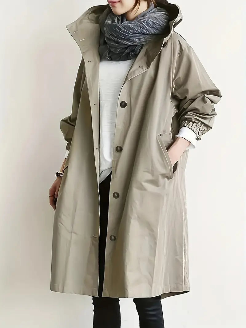 Amirah | Oversized Trenchcoat - Impermeable Gabardina