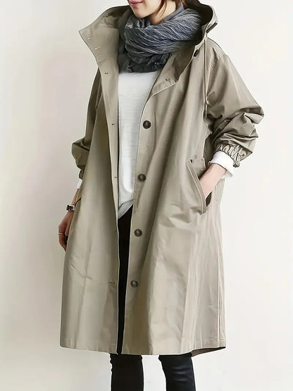 Amirah | Oversized Trenchcoat - Impermeable Gabardina
