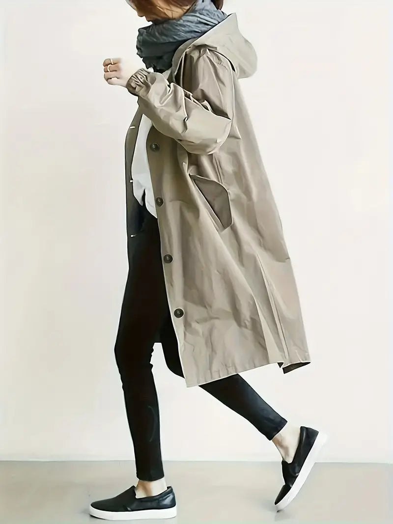 Amirah | Oversized Trenchcoat - Impermeable Gabardina