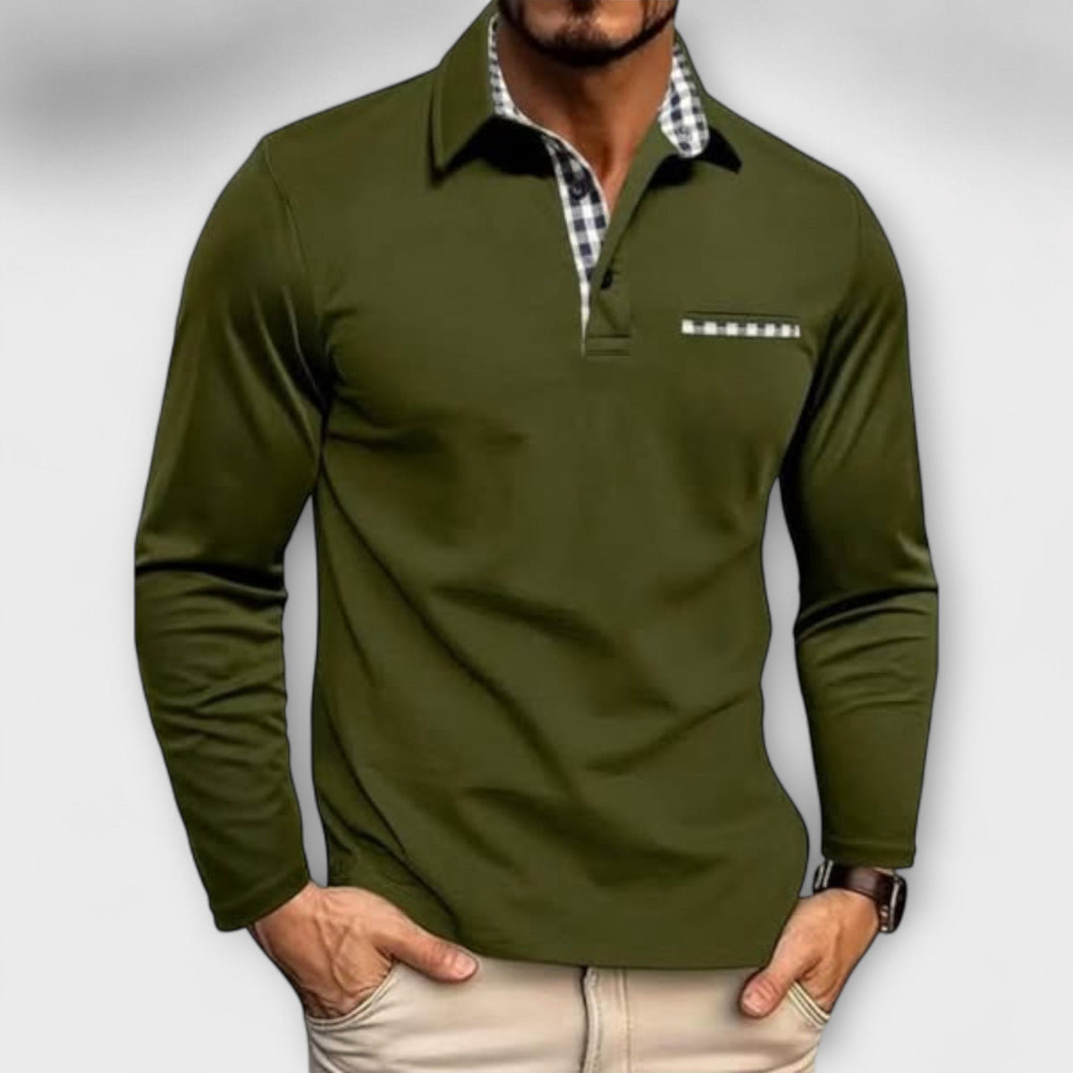 Garcia - Cómodo polo de manga larga