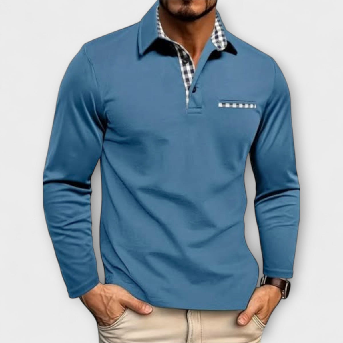 Garcia - Cómodo polo de manga larga
