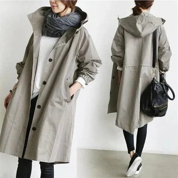 Amirah | Oversized Trenchcoat - Impermeable Gabardina