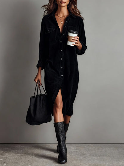 Béatrice - Cómodo vestido midi