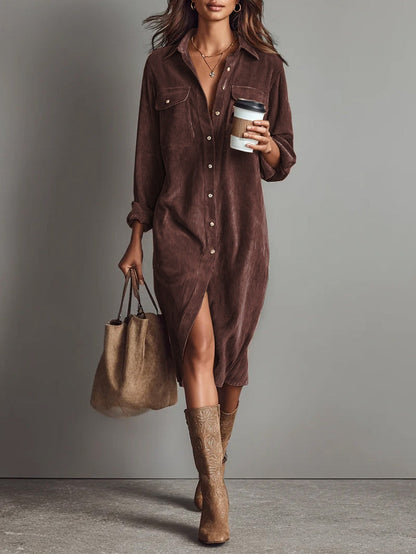 Béatrice - Cómodo vestido midi